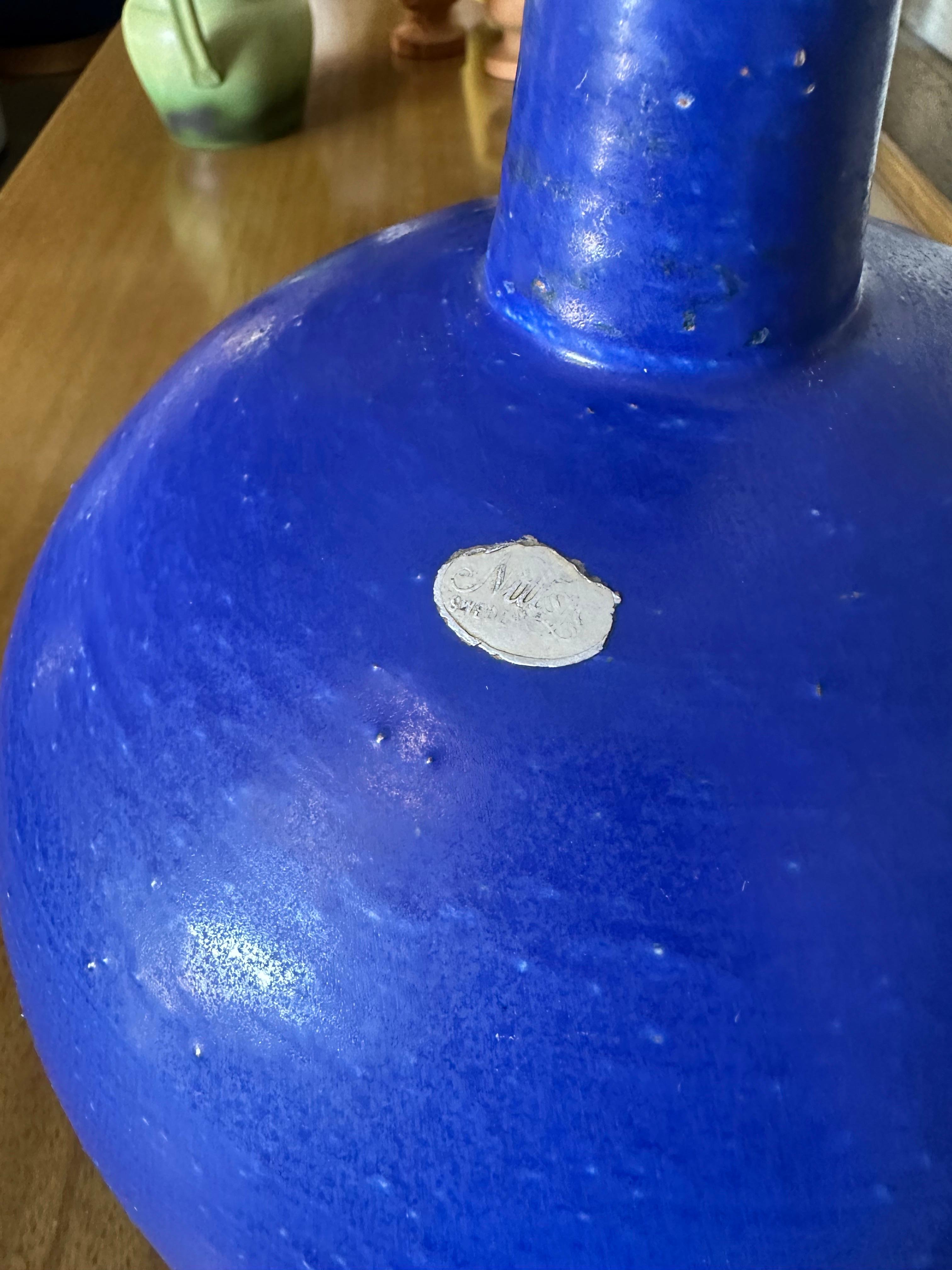 Milieu du XXe siècle Lampe de table Jerk Werkmäster en céramique, Nittsjö Suède, années 1940 en vente