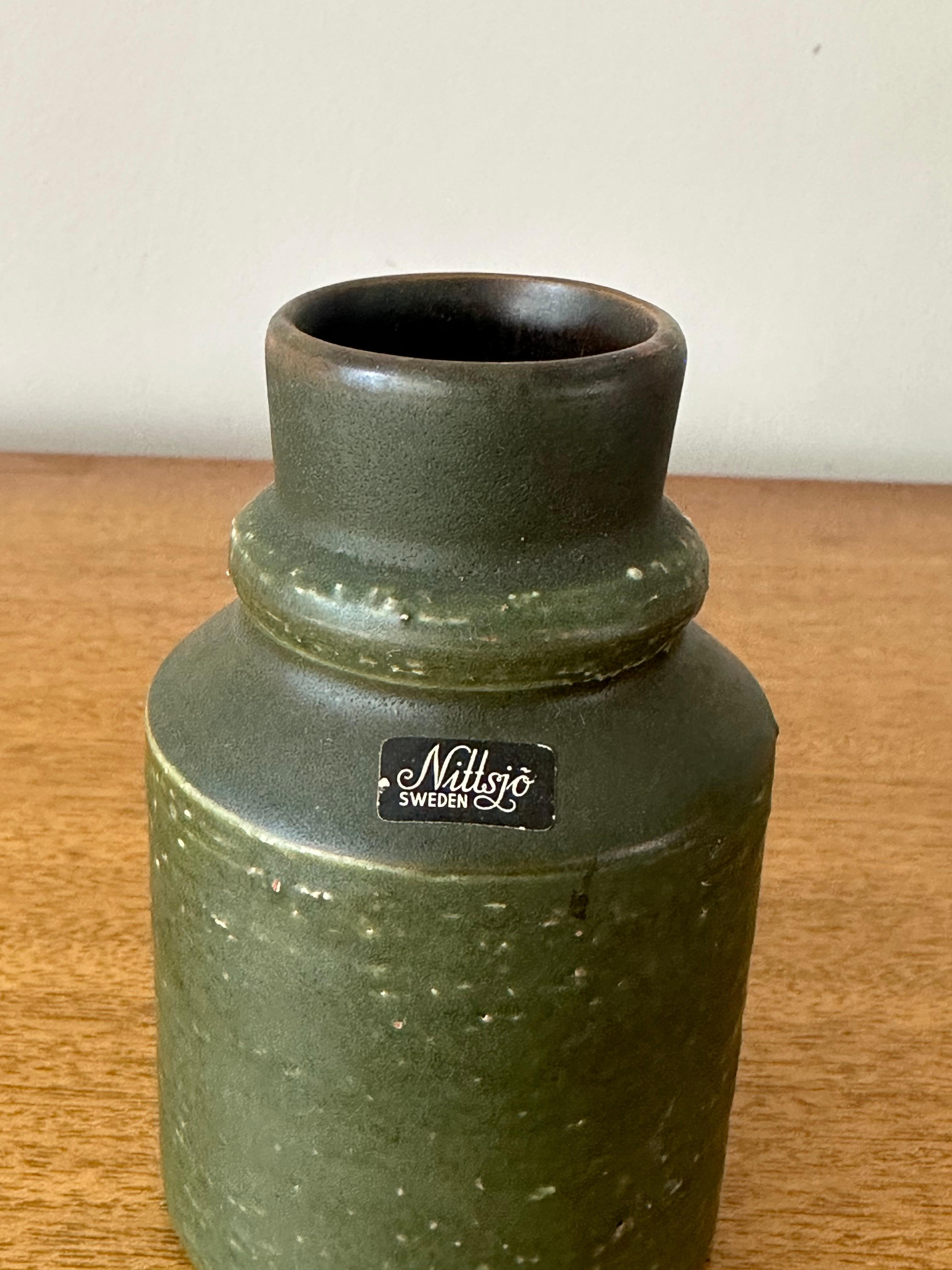 Metà XX secolo Jerk Werkmäster per il vaso Nittsjö, Svezia in vendita