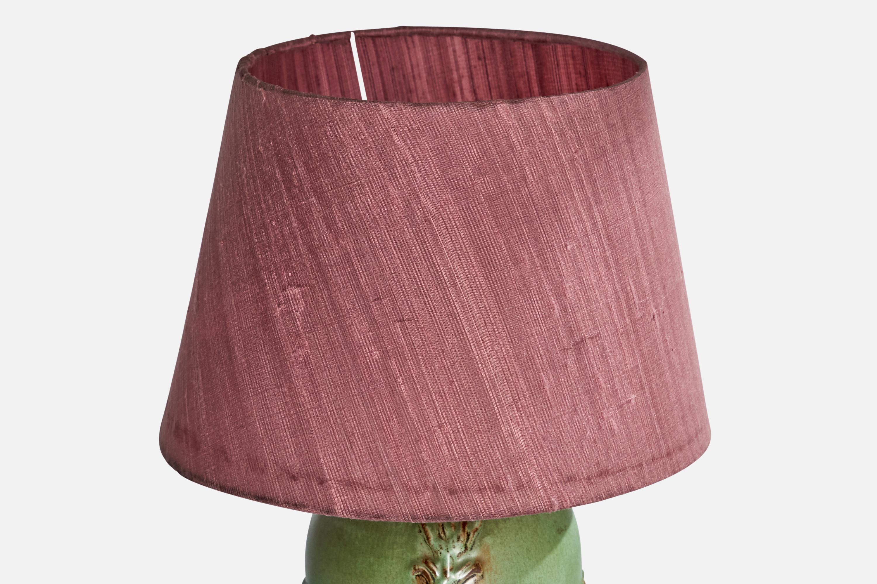 Svedese Jerk Werkmäster, Lampada da tavolo, Ceramica, Fabrice, Svezia, anni '30 in vendita