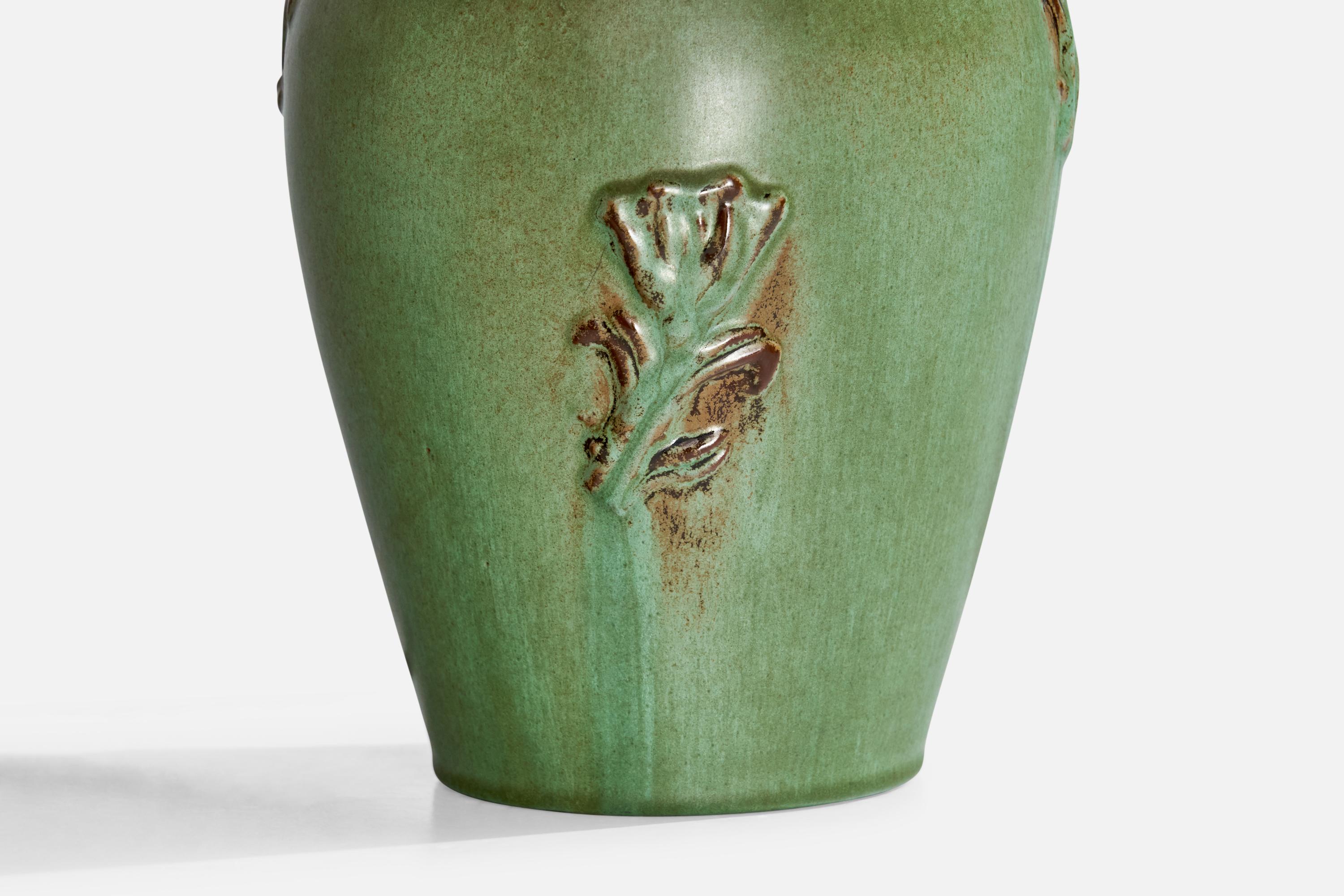 Jerk Werkmäster, Lampada da tavolo, Ceramica, Fabrice, Svezia, anni '30 in vendita 3