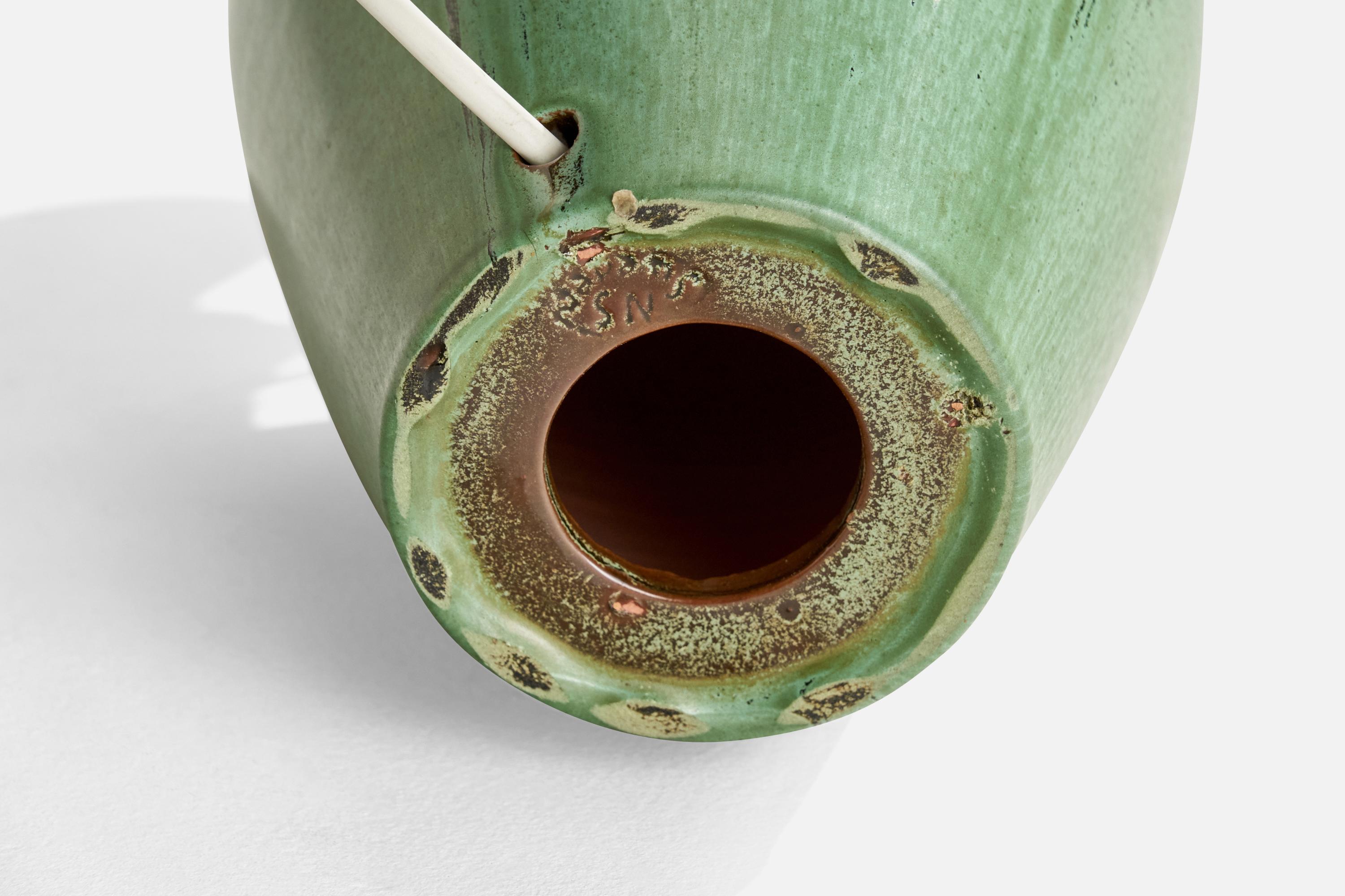 Jerk Werkmäster, lampe de table, céramique, Suède, années 1930 en vente 2