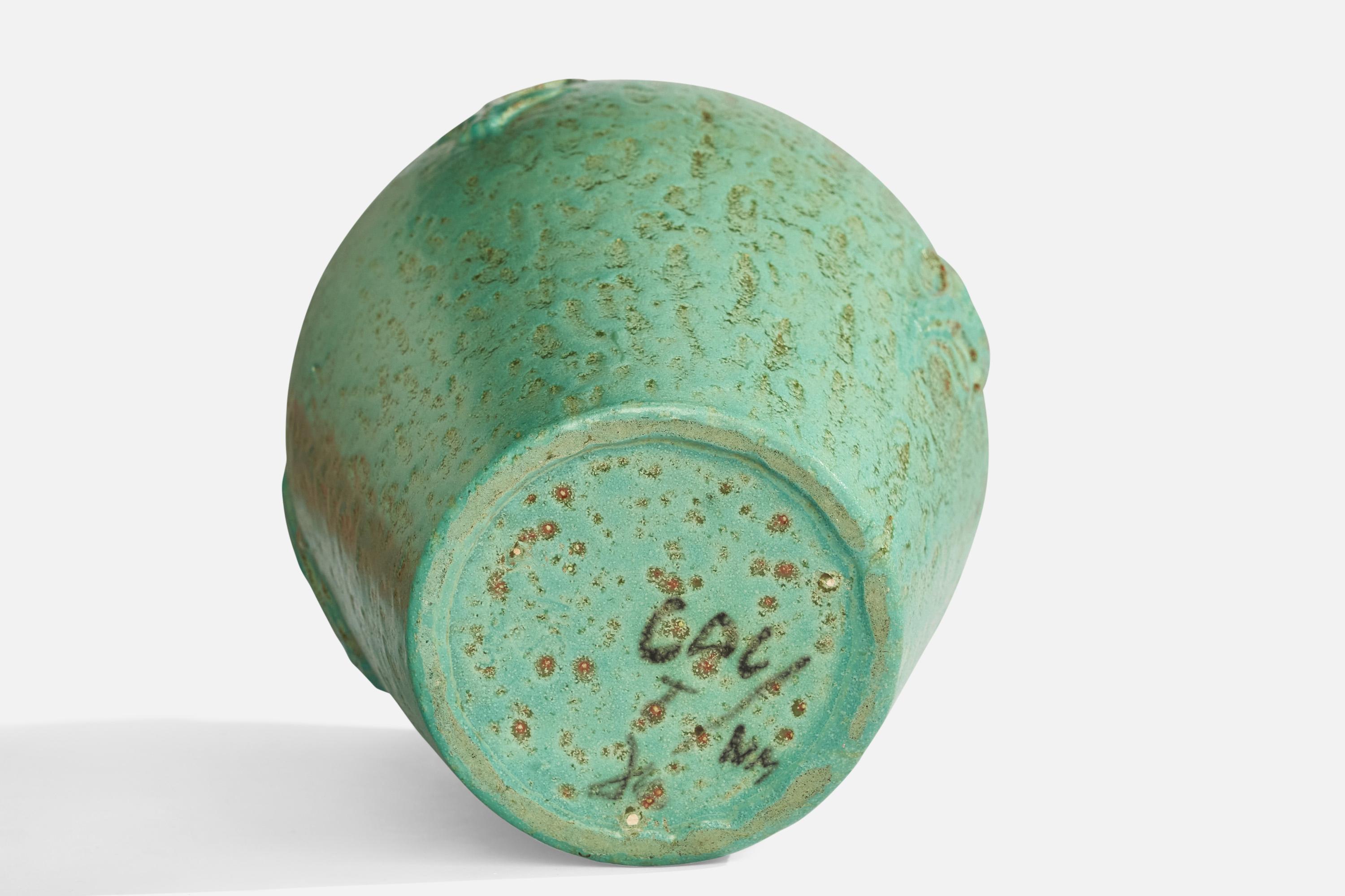 Jerk Werkmäster, vase, céramique, Suède, années 1930 en vente 3