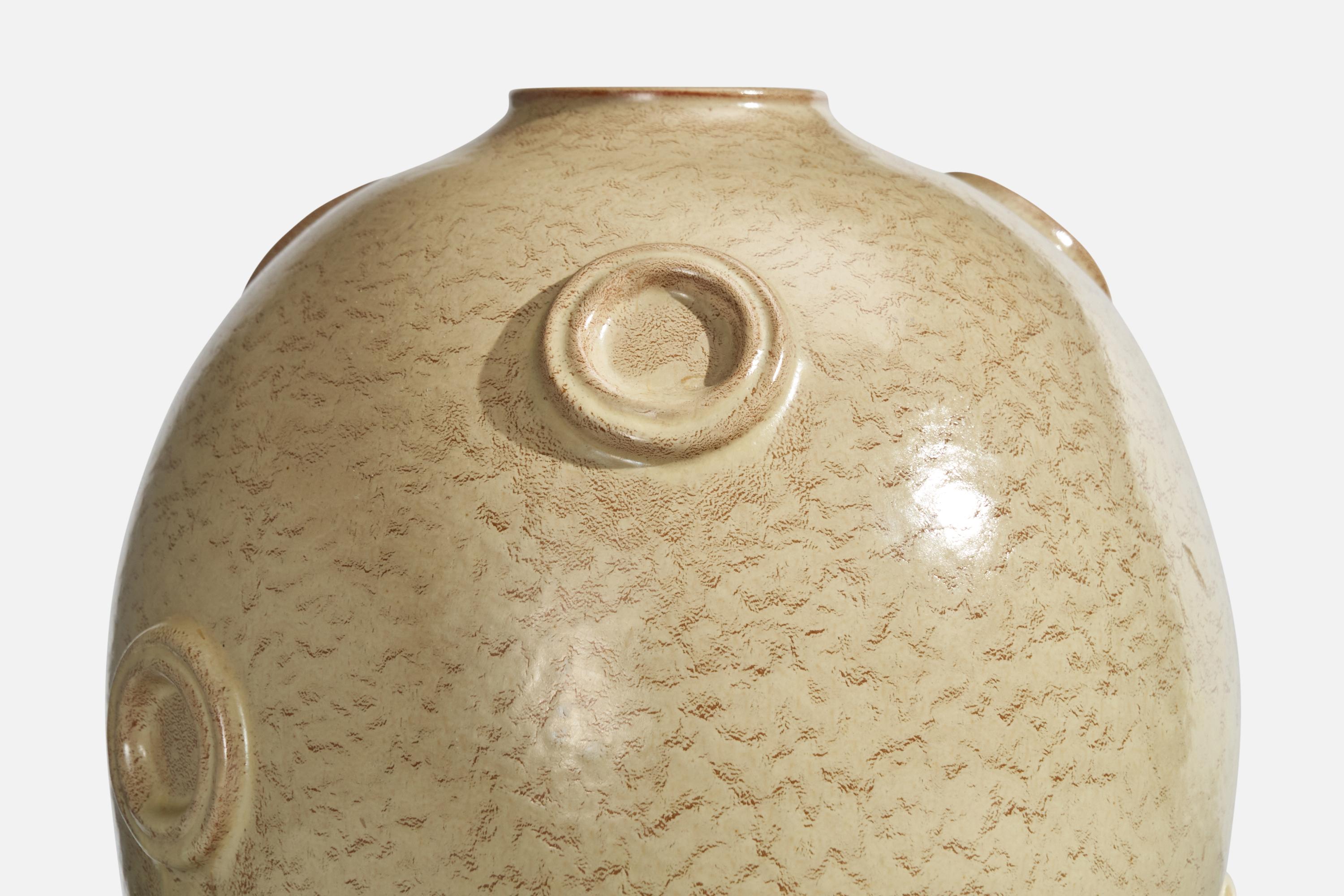 Jerk Werkmäster, Vaso, Ceramica, Svezia, anni '30 In condizioni buone in vendita a High Point, NC