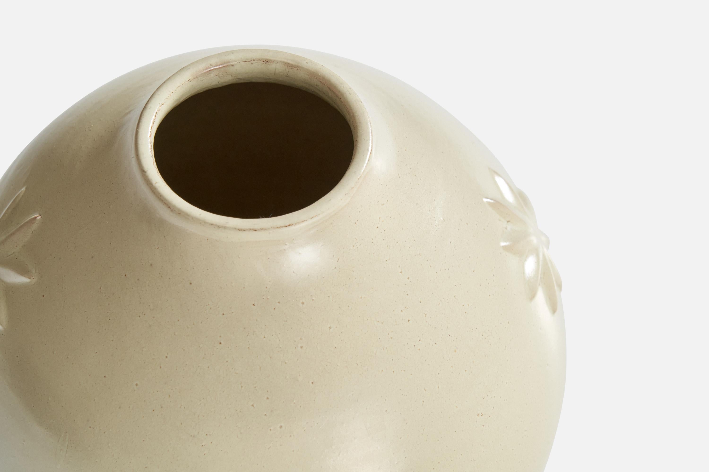 Ruck Werkmäster, Vase, Keramik, Schweden, 1930er Jahre im Zustand „Gut“ im Angebot in High Point, NC