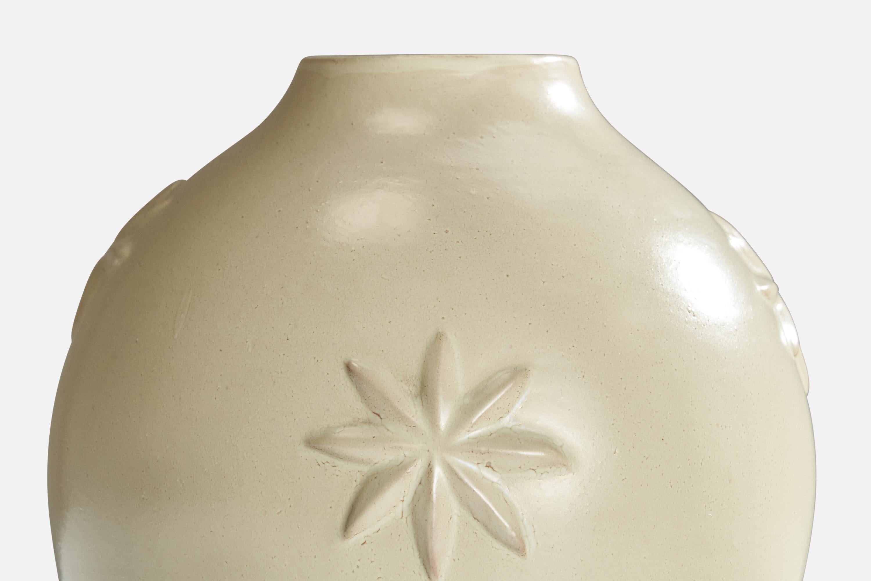 Ruck Werkmäster, Vase, Keramik, Schweden, 1930er Jahre (Mitte des 20. Jahrhunderts) im Angebot