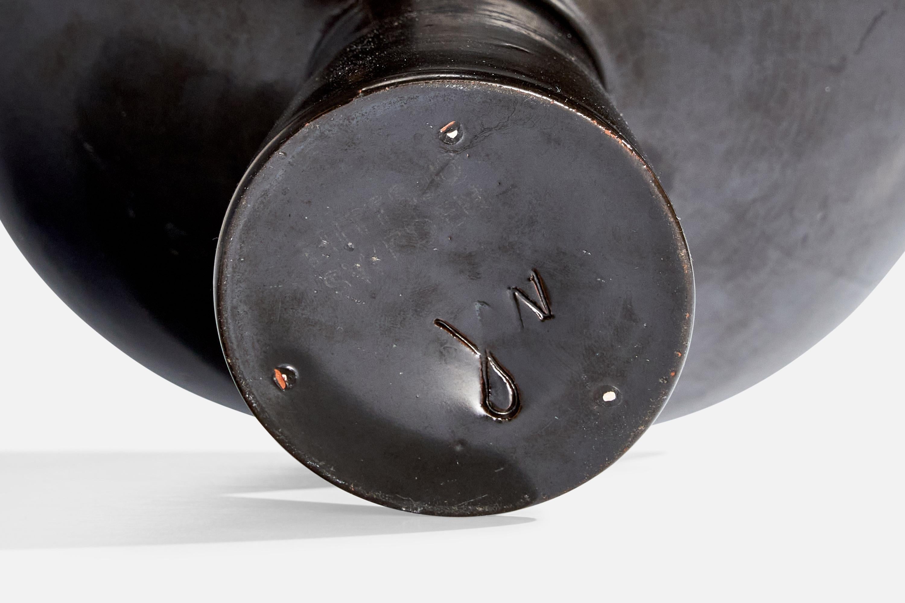 Ruck Werkmäster, Vase, Keramik, Schweden, 1940er Jahre im Angebot 1