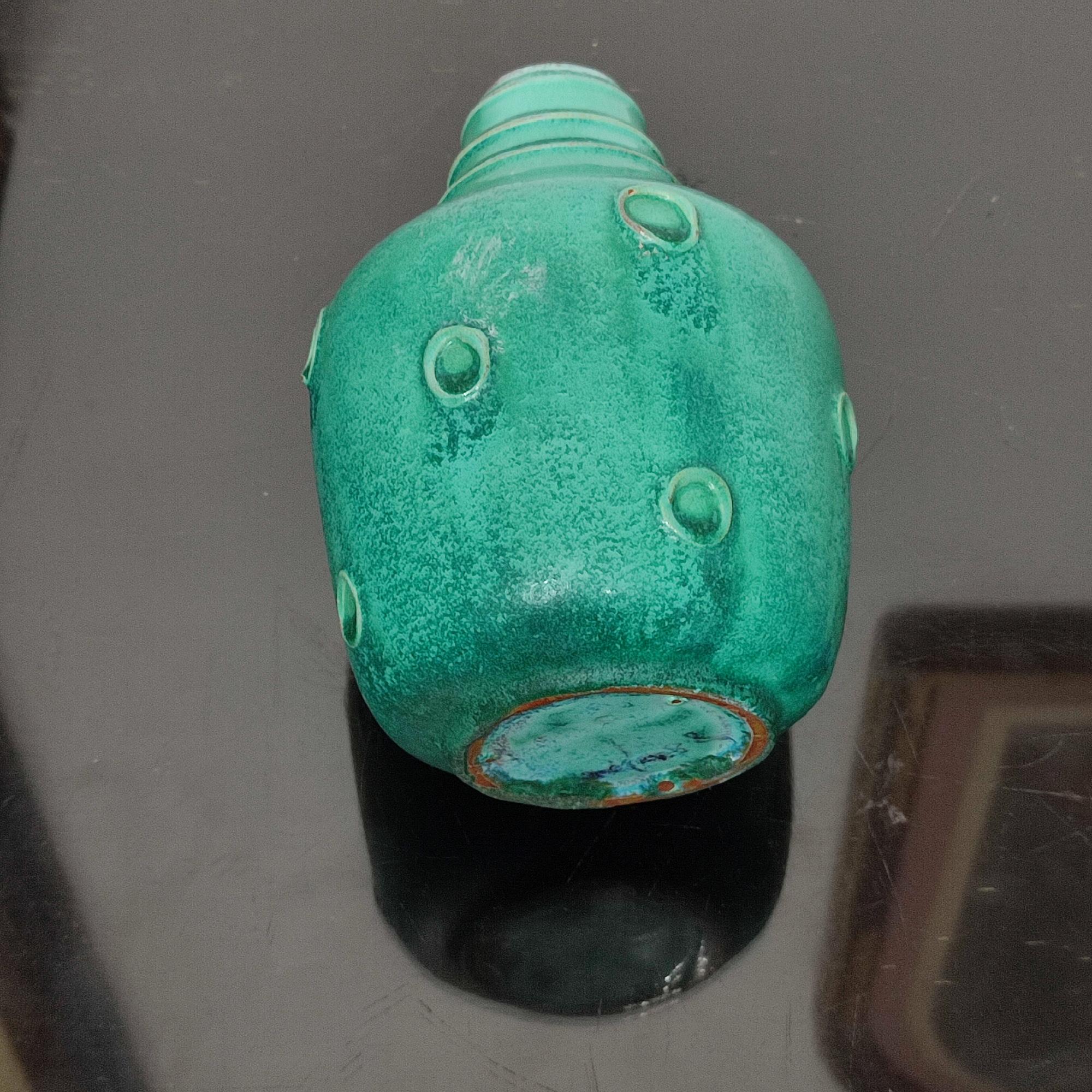 Jerk Werkmäster, Vase, Earthenware, Nittsjo Keramik, Sweden, 1940s For Sale 2