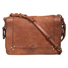 Jér√¥me Dreyfuss Brown Leder Umhängetasche