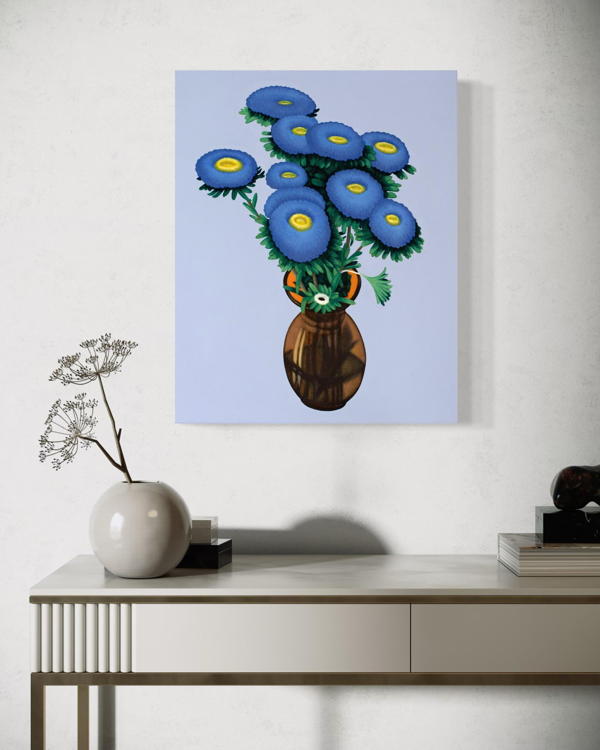 Florecer - pintura figurativa en venta 2