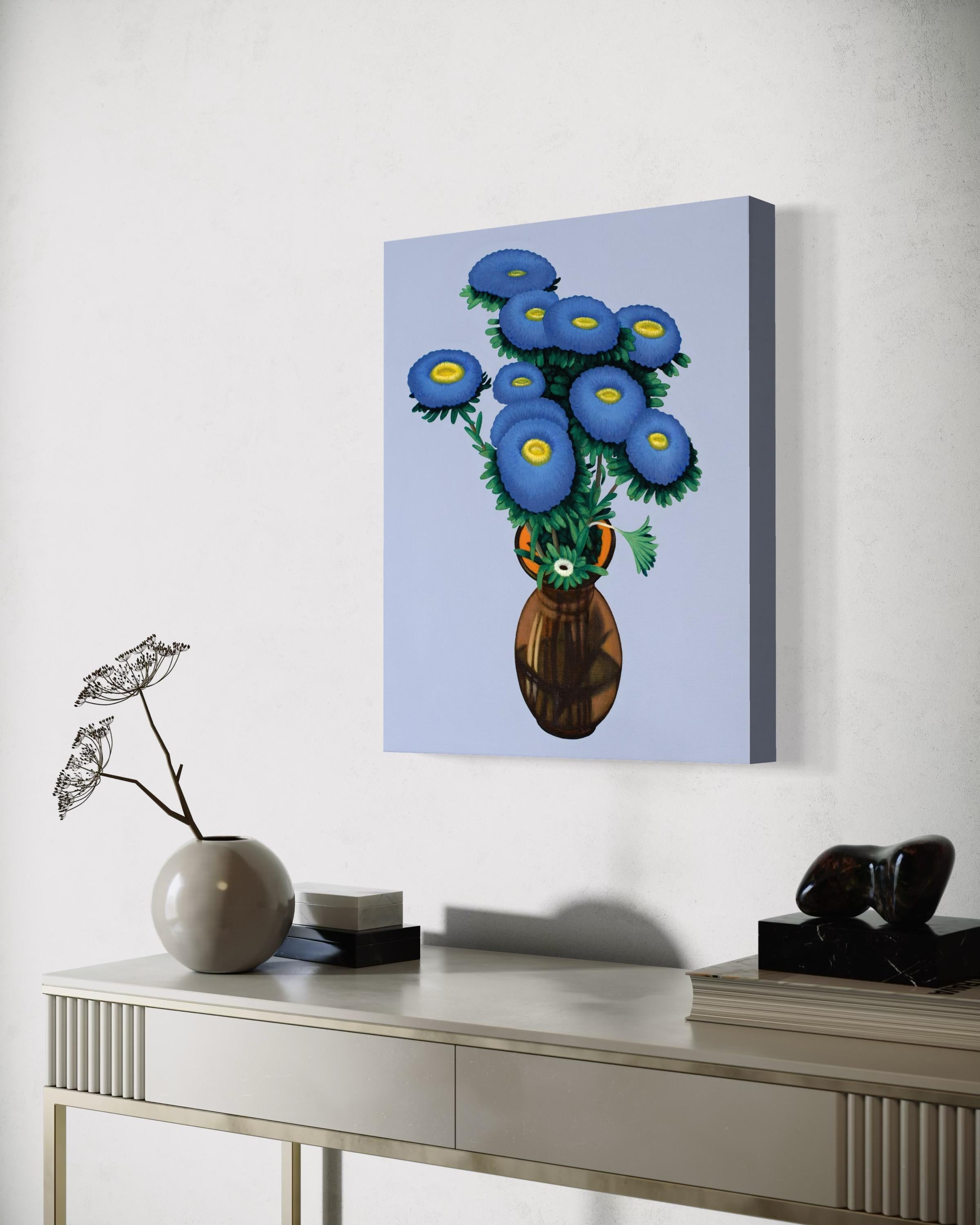 Florecer - pintura figurativa en venta 3