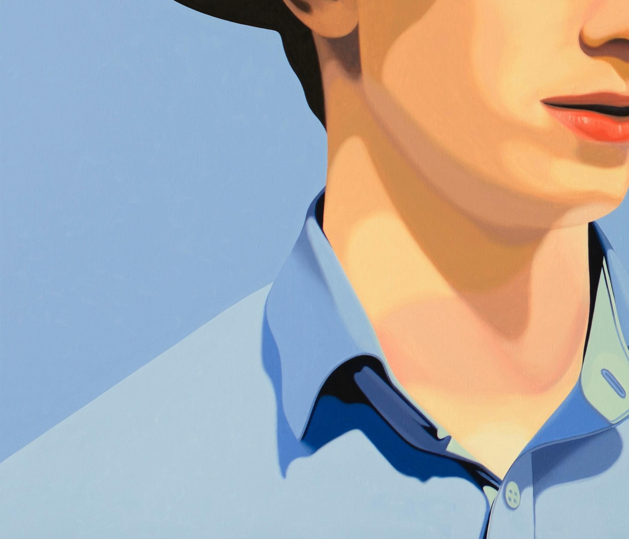 Cowboy Rob - pintura figurativa en venta 3