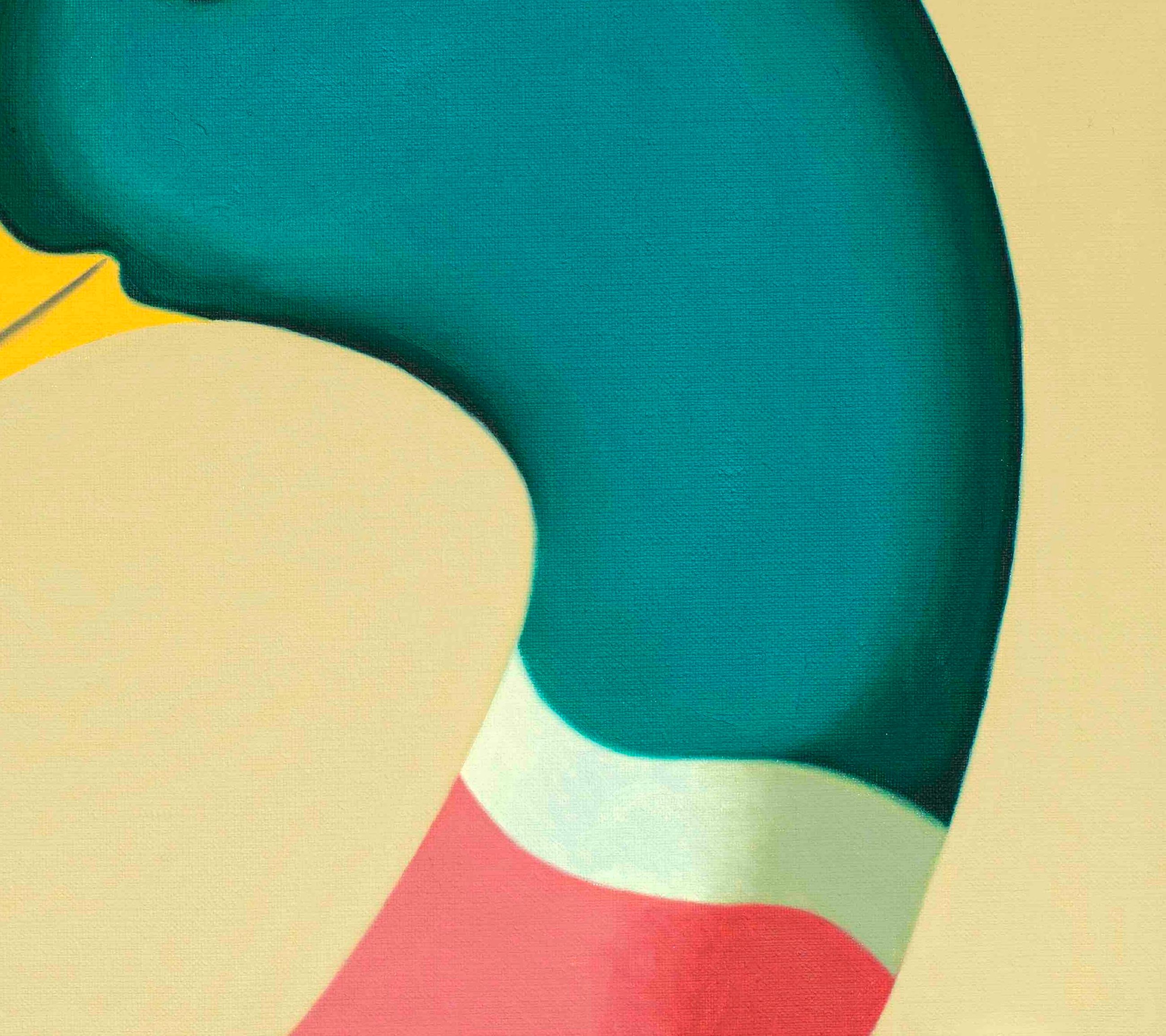 Pato - pintura figurativa de animales - Painting Contemporáneo de Jeroen Allart