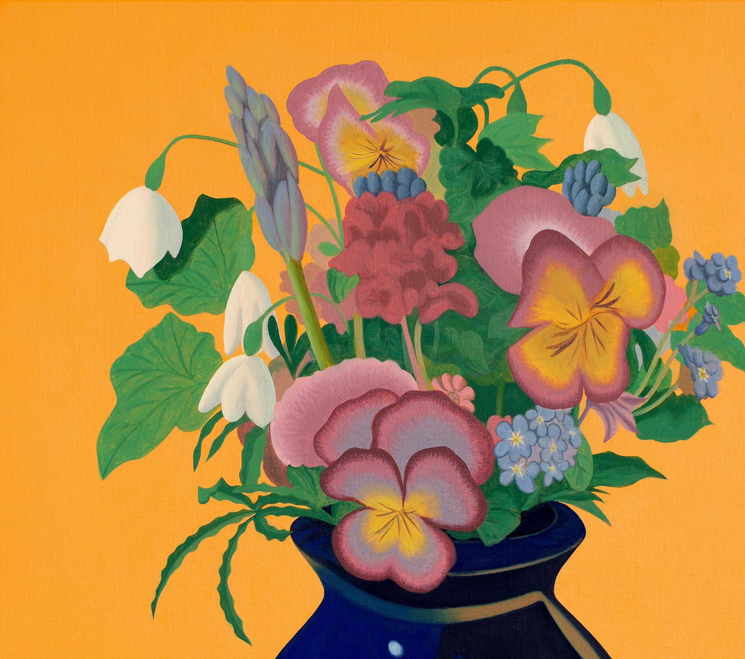 Flores I - pintura figurativa en venta 1