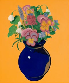 Flowers I - figurative painting