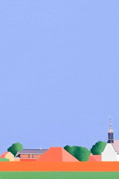 Frisia II 2020 - pittura di paesaggio - pittura di paesaggio, pittura di animali