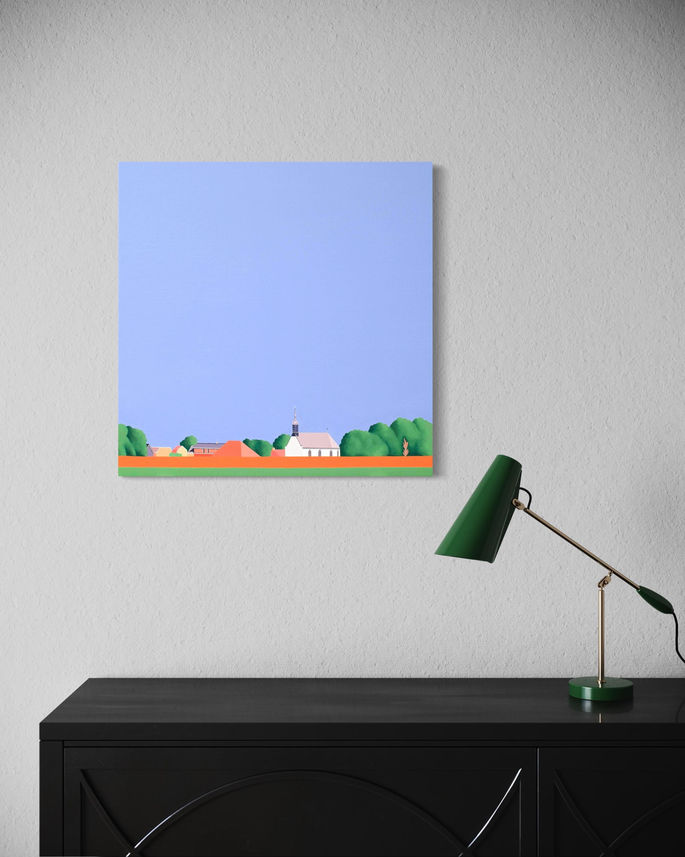 Friesland II 2020 - landscape painting - landscape painting, animal painting For Sale 1