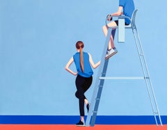 Lifeguard - landscape painting