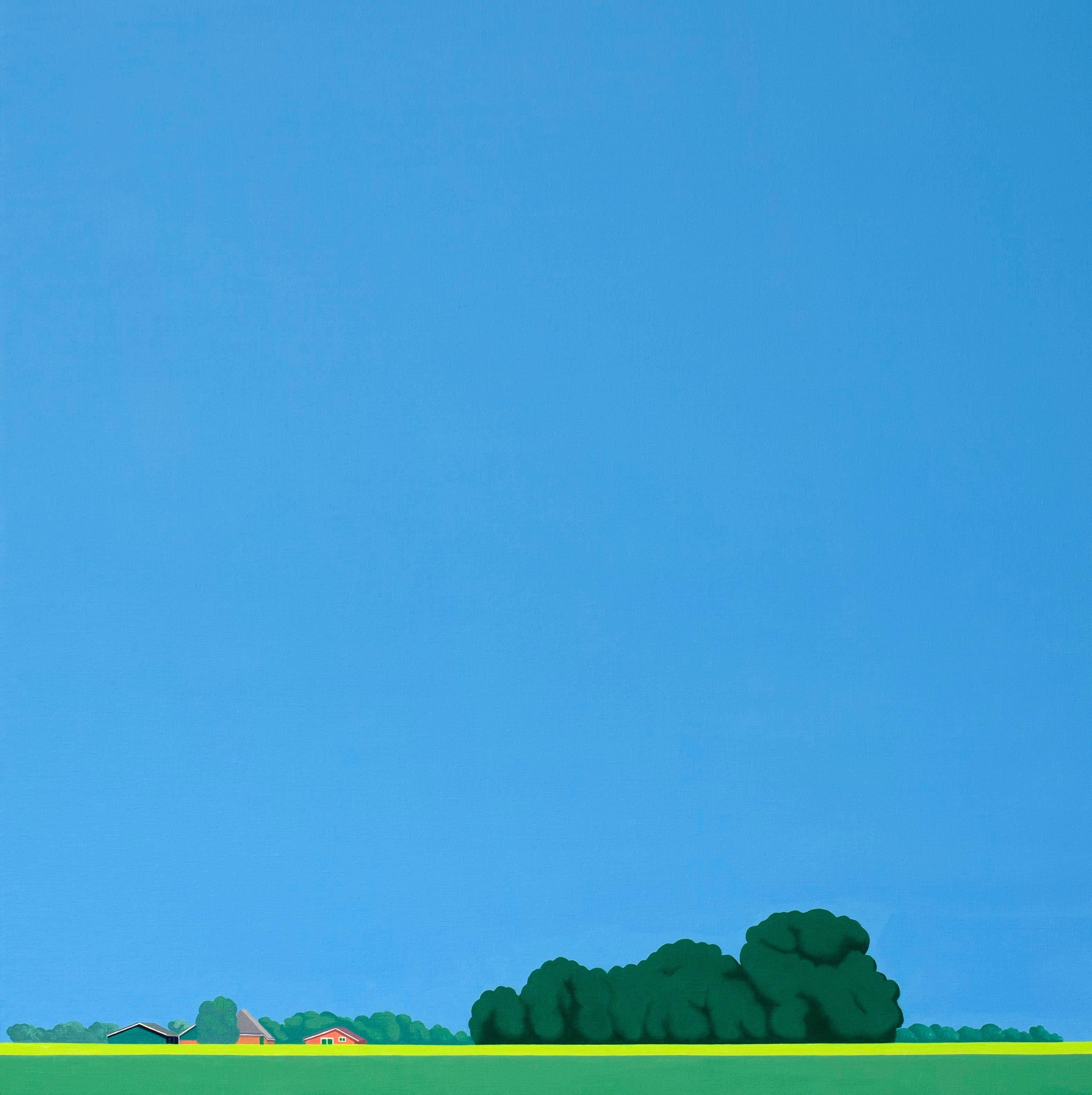 Jeroen Allart Landscape Painting – Overijssel – Landschaftsmalerei – Landschaftsmalerei – Landschaftsmalerei, Tiermalerei
