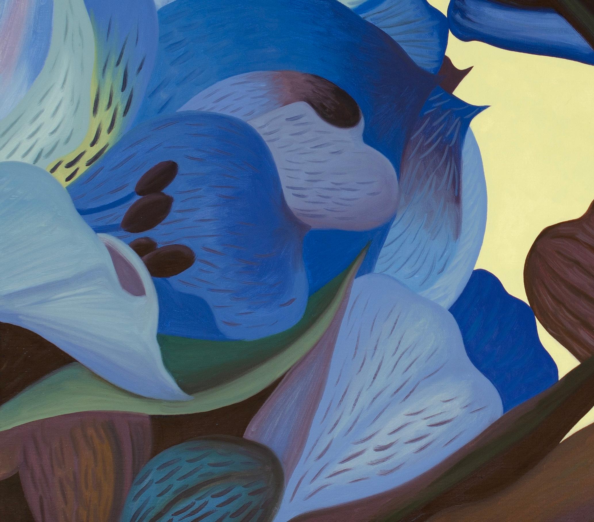 Royal Flora – Landschaftsmalerei, Tiermalerei – Painting von Jeroen Allart