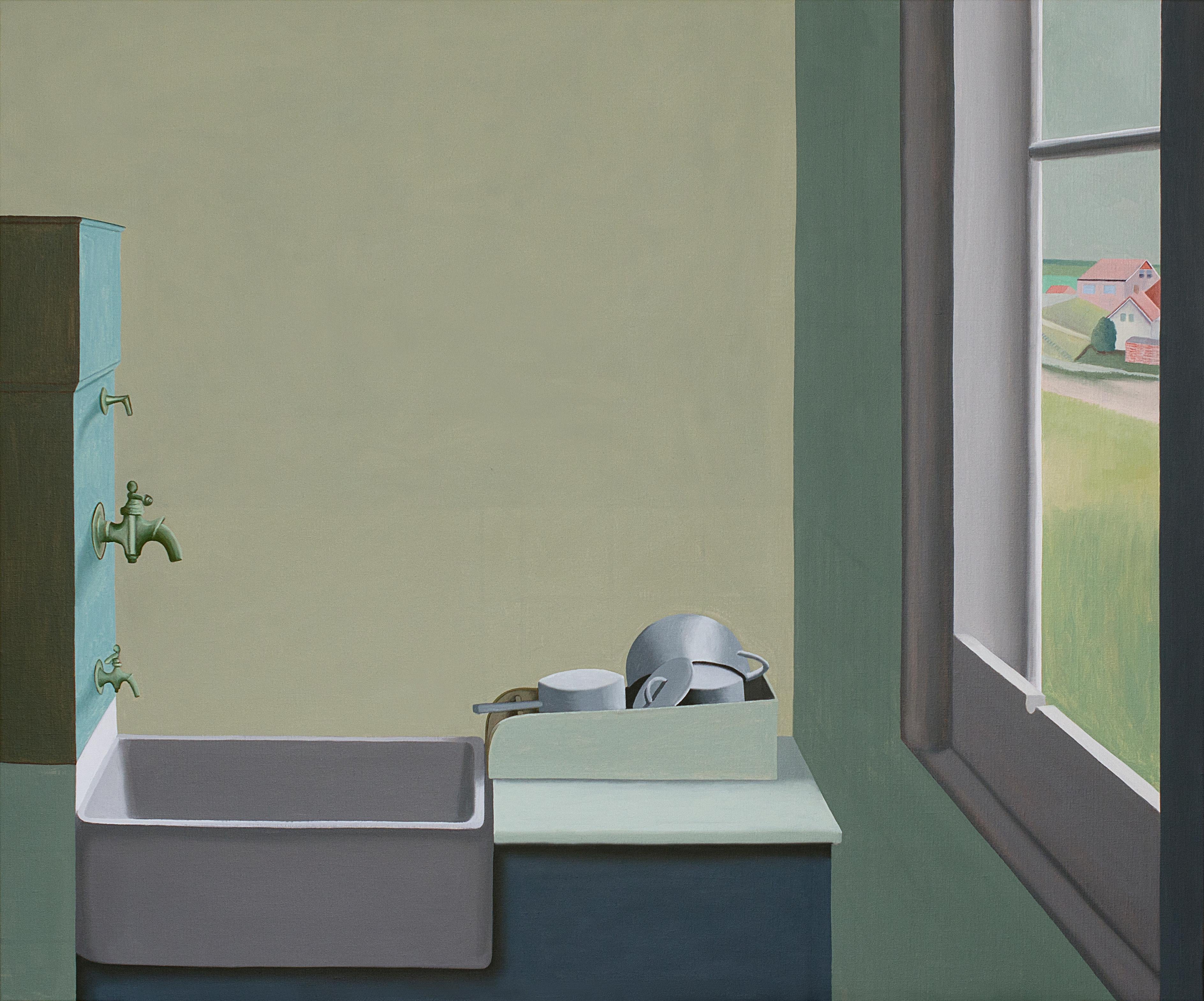 Jeroen Allart Interior Painting - Style room - landscape painting