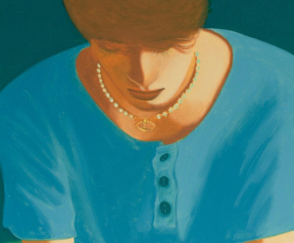 Der Lesender Junge – figurative Malerei im Angebot 7