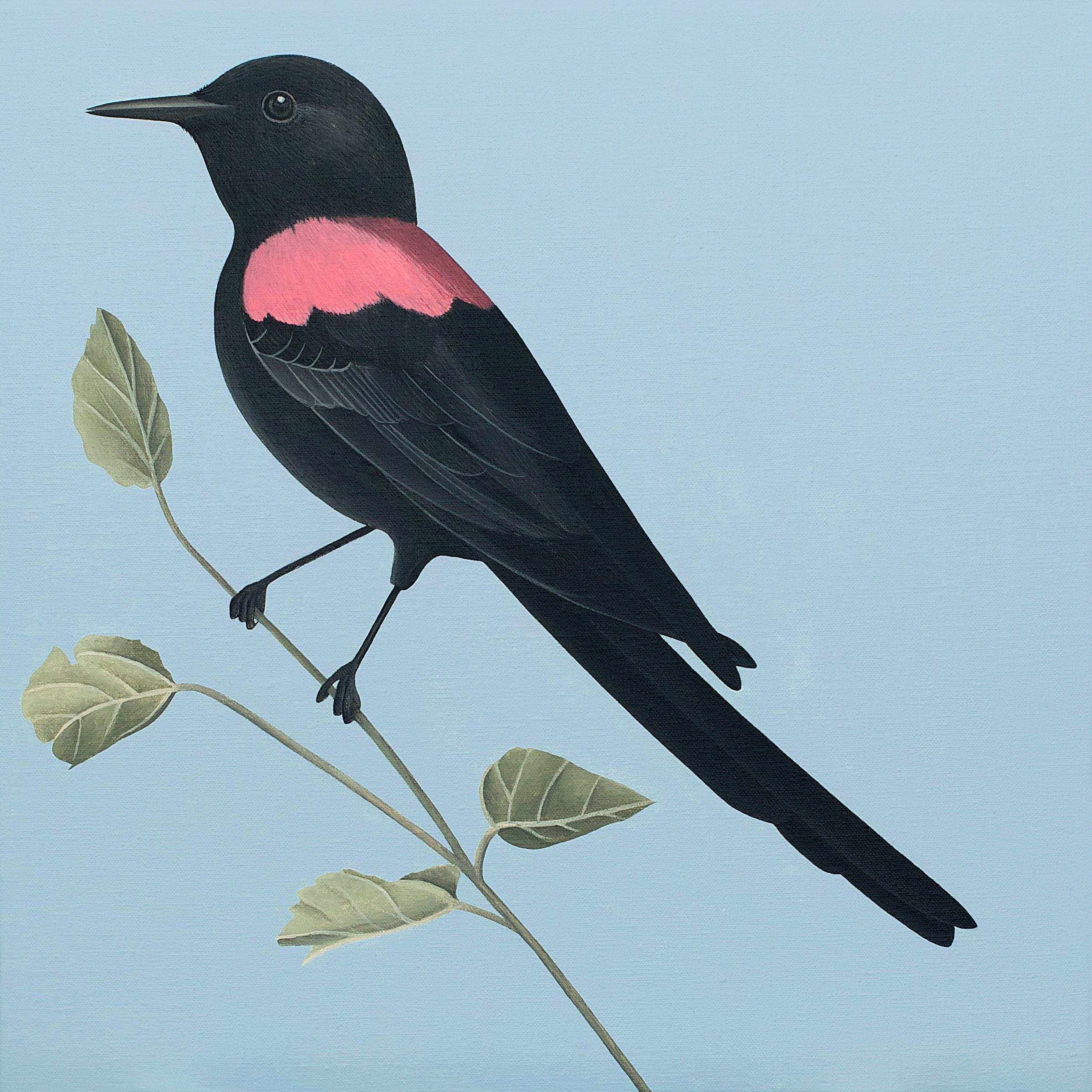 Vogel 2 - Animal paintings, Landscape painting For Sale 3