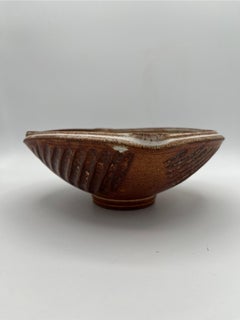 Jerome Ackerman Modernist Ceramic Pottery Bowl