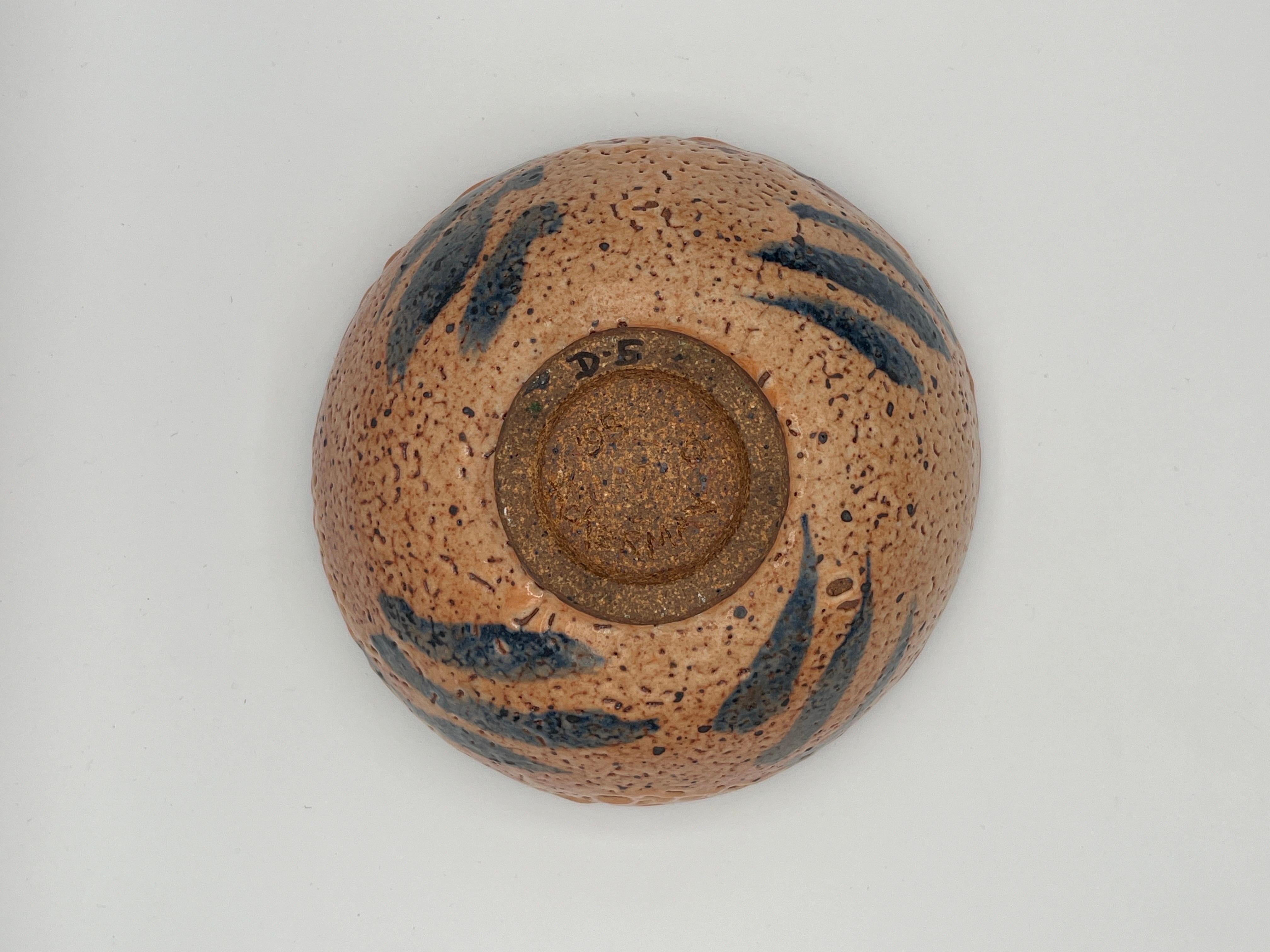 Jerome Ackerman Modernist Ceramic Pottery Bowl In Good Condition For Sale In Chalk Hill, PA