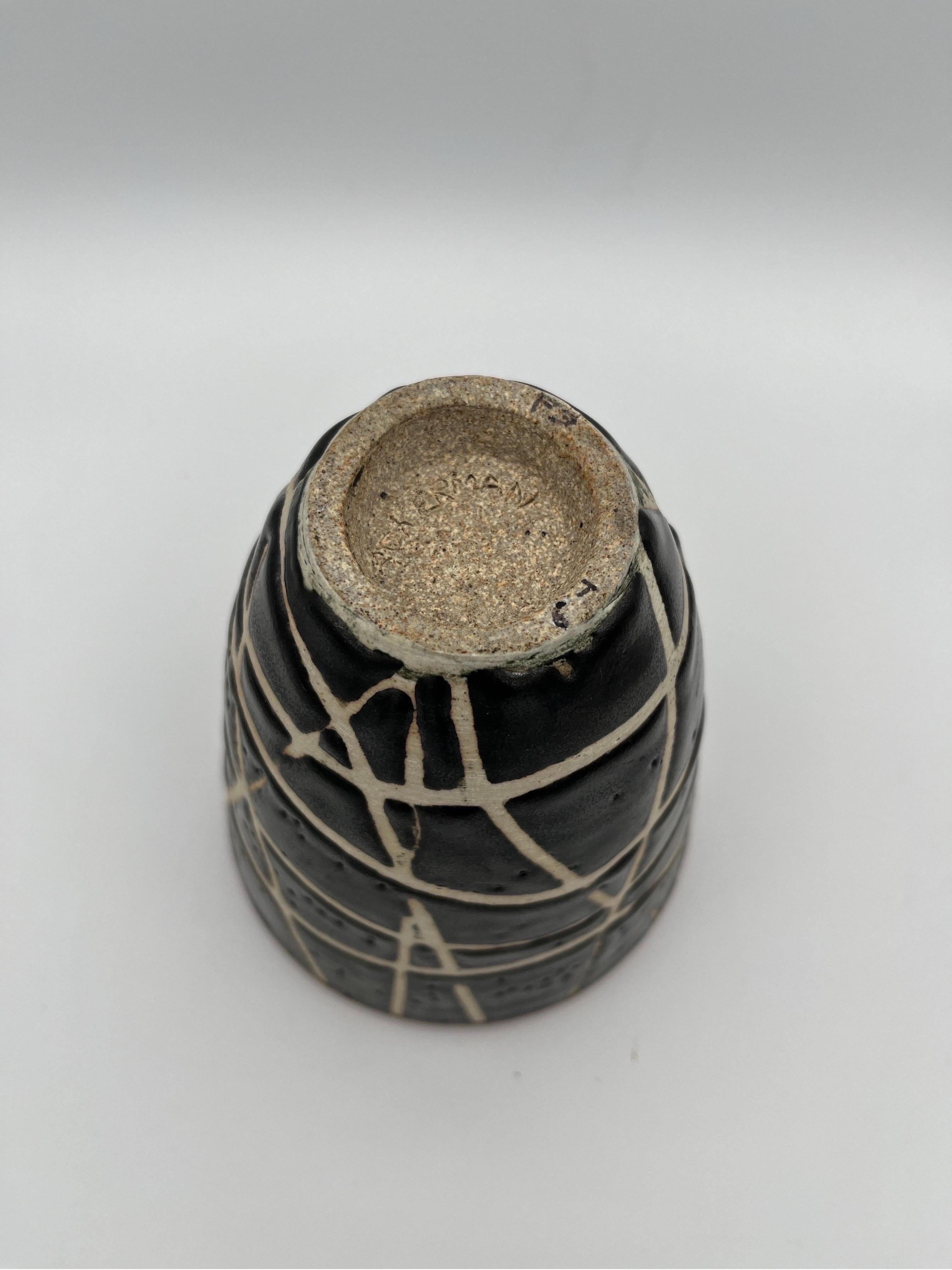 Poterie céramique moderniste Jerome Ackerman Bon état - En vente à Chalk Hill, PA