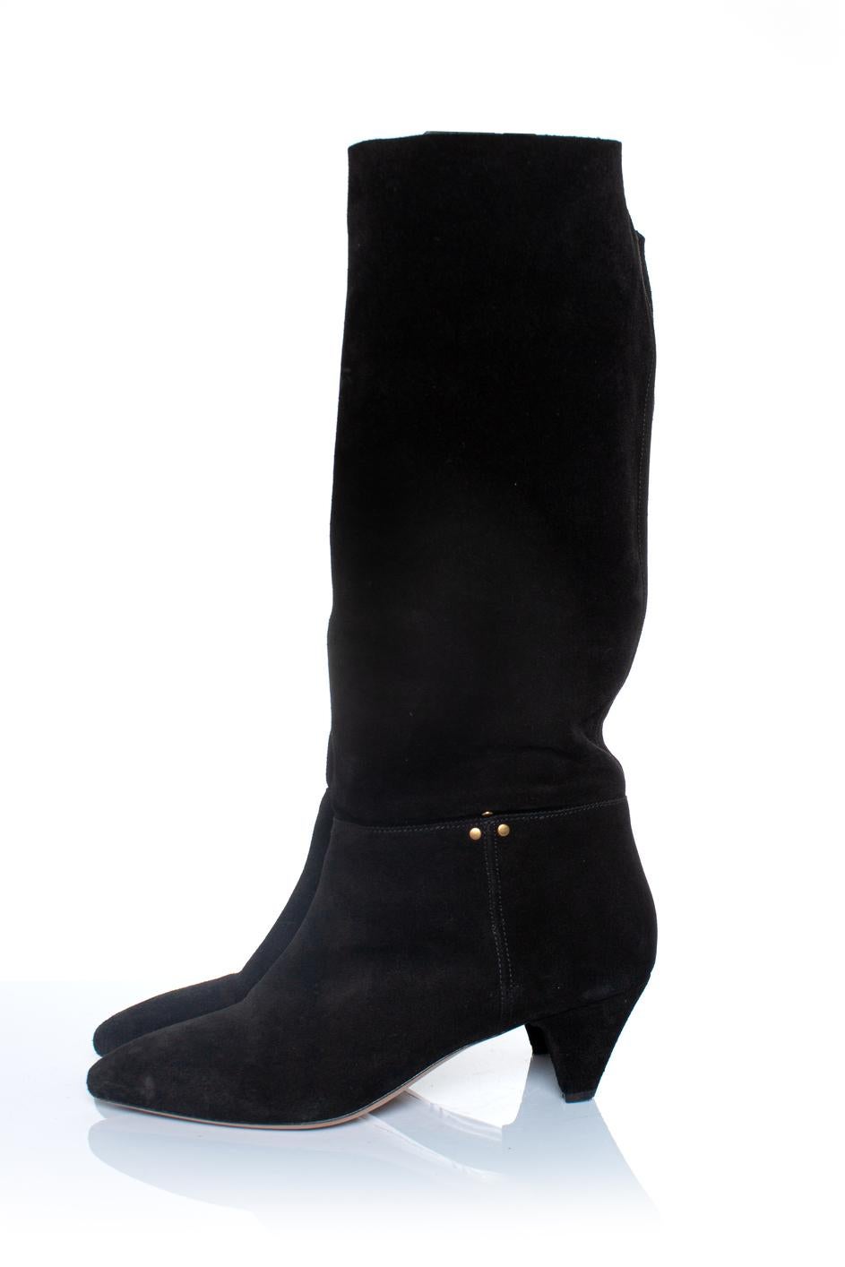 Jerome Dreyfuss, Suede knee boots 2