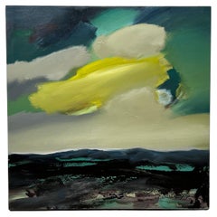 „Yellow Sky“ Ölgemälde auf Leinwand von Jerome Gastaldi #2