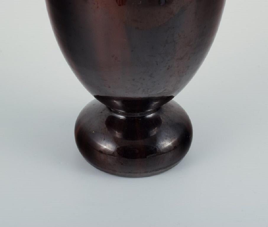 Art Nouveau Jerome Massier, Vallauris. Colossal French Ceramic Vase For Sale