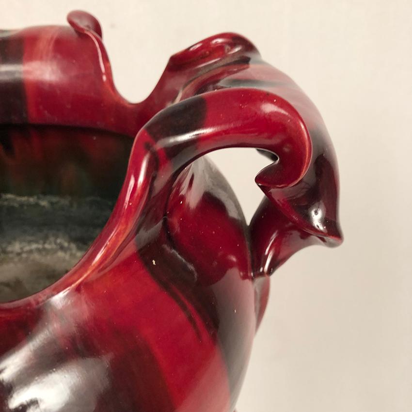 Jérôme Massier à Vallauris, complet en céramique émaillée rouge flammée Bon état - En vente à ROYÈRE-DE-VASSIVIÈRE, FR