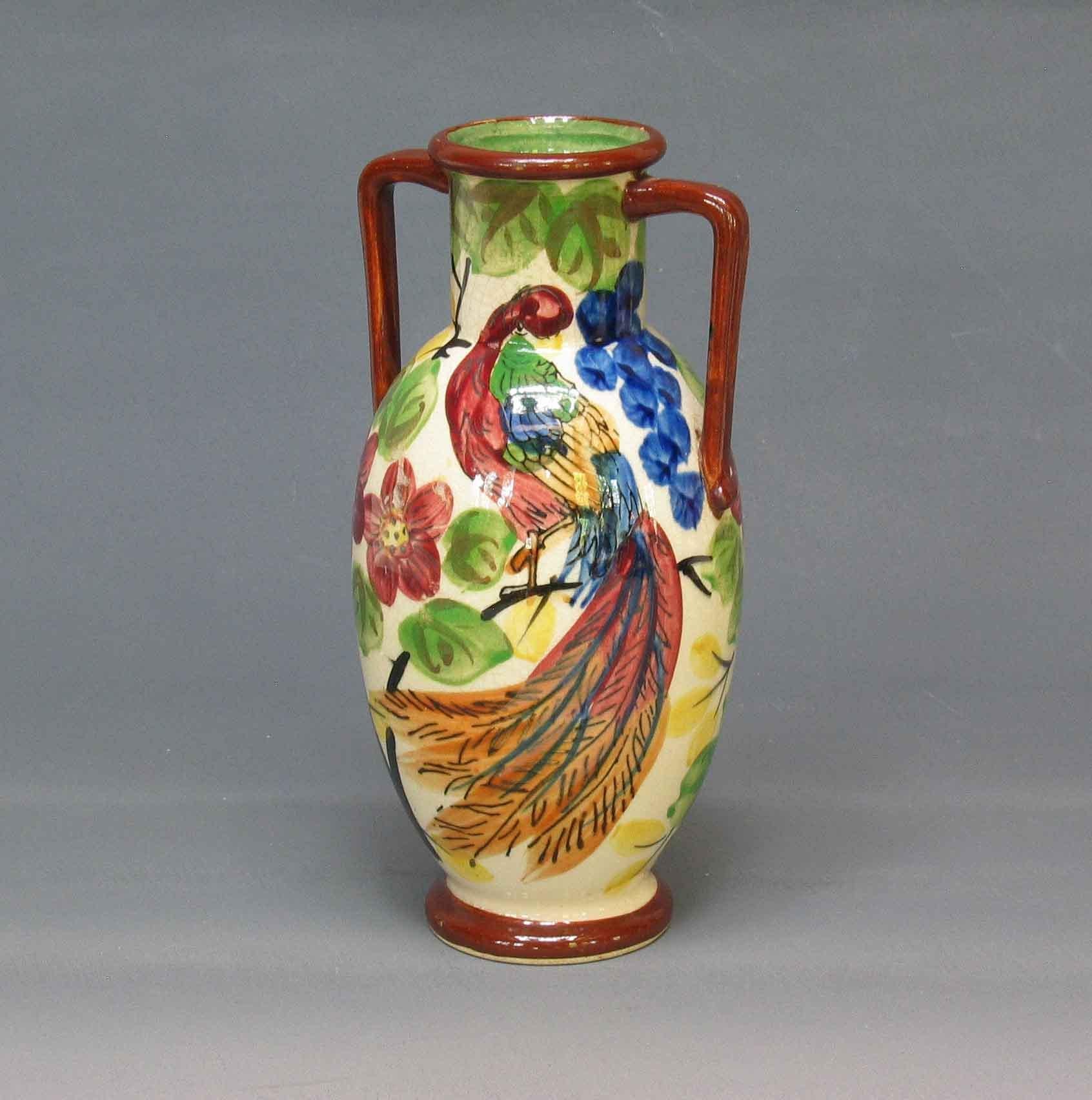 20th Century Jérôme Massier Ceramic Baluster Vase Together With Other Various Pottery Vases For Sale