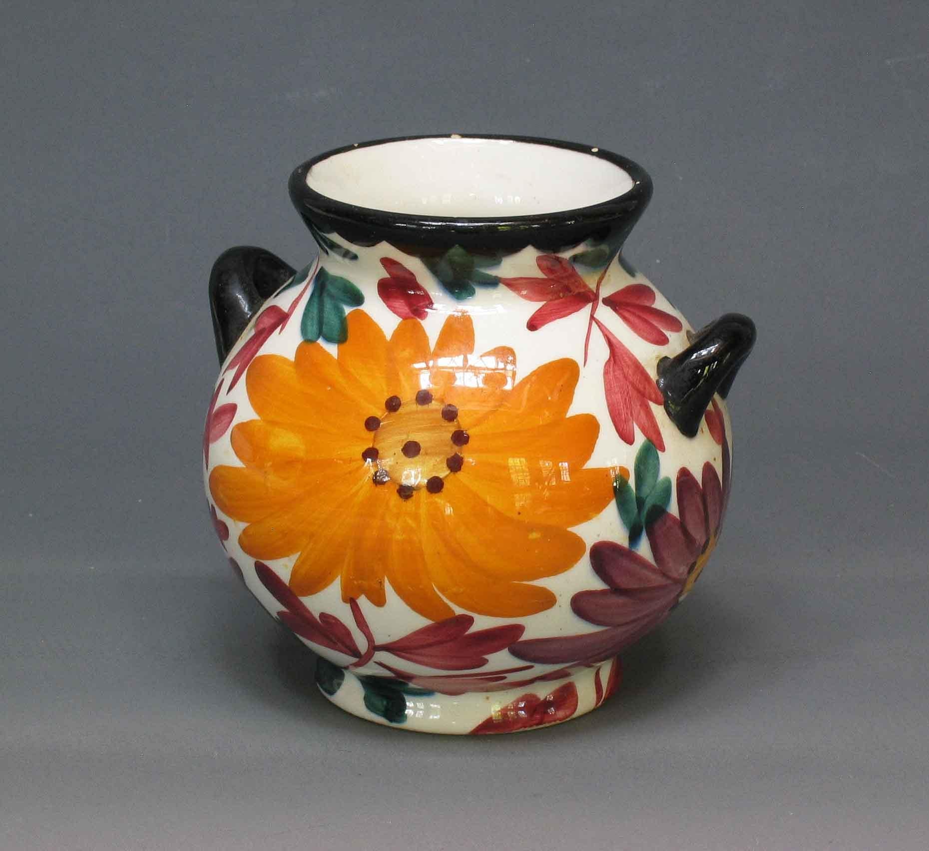 Hand-Crafted Jérôme Massier Ceramic Baluster Vase Together With Other Various Pottery Vases For Sale
