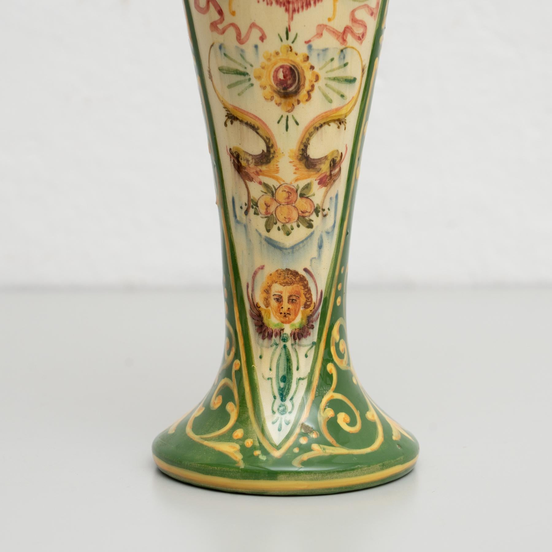 Jerome Massier Fils Hand Painted Vase 3