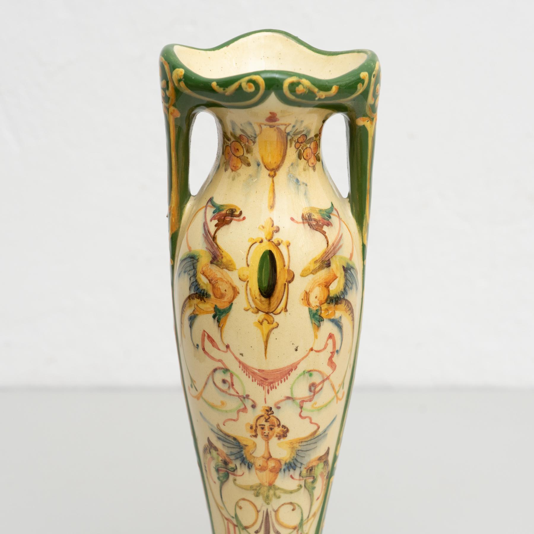 Jerome Massier Fils Hand Painted Vase 5