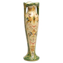 Jerome Massier Fils Hand Painted Vase