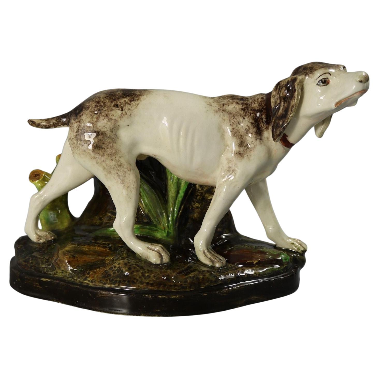 Vase de chien de chasse Jerome Massier Fils