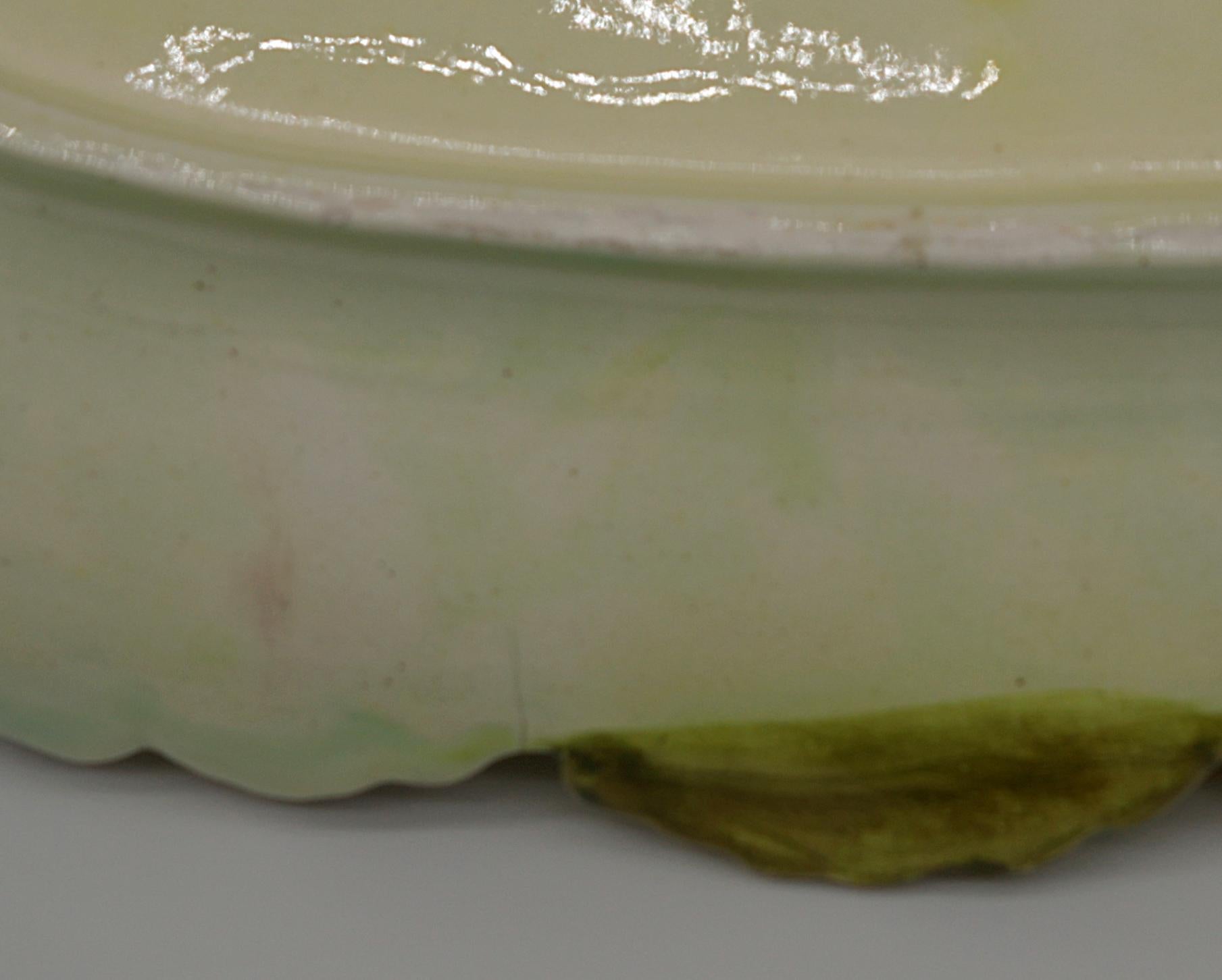 Jerome Massier Fils, Majolica Platter, Vallauris, End 19th C. For Sale 1