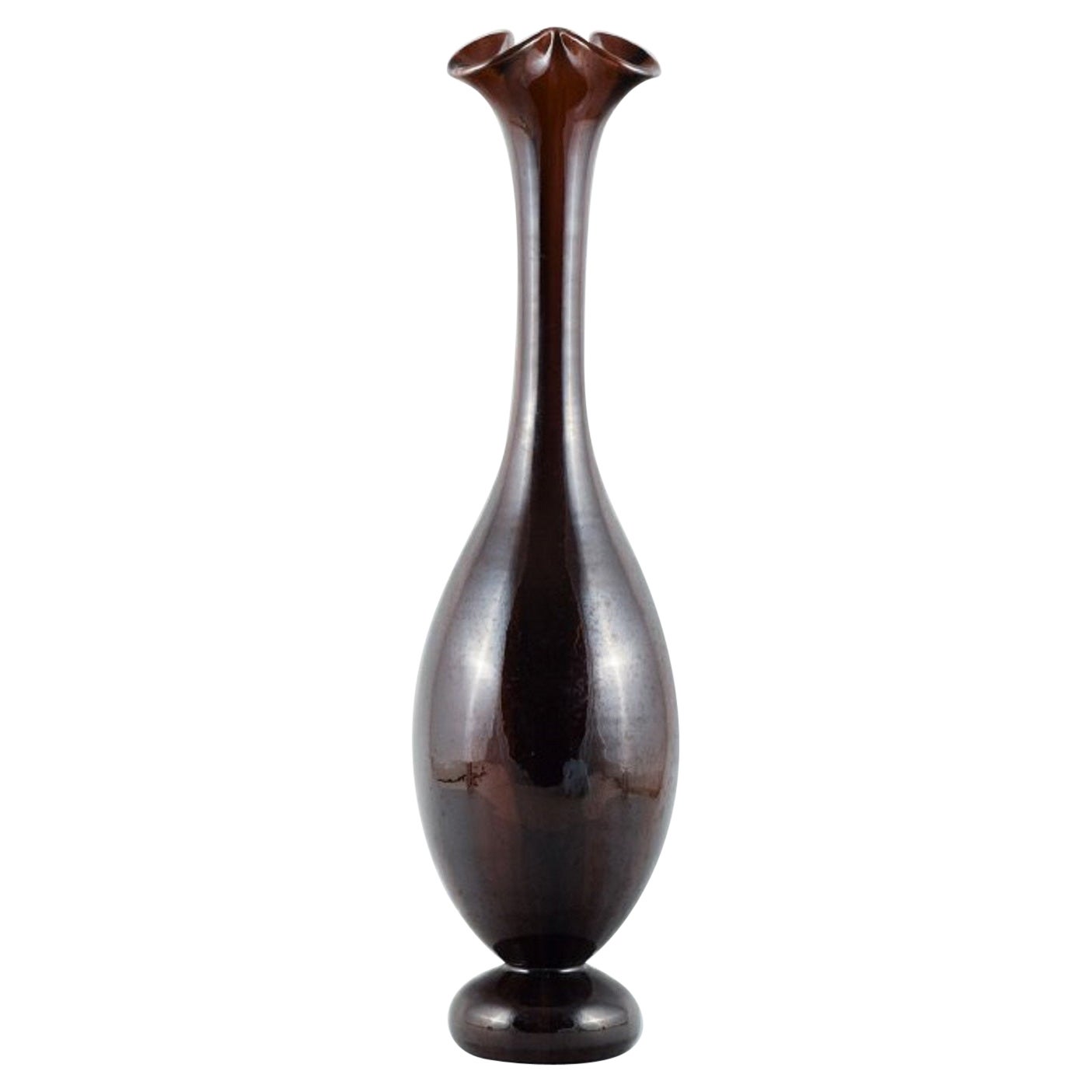 Jérôme Massier (1850-1916), Vallauris. Vase Colossal en céramique française.