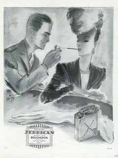 JERRICAN Paris 1946 Licensed By Clodion Petrol-Can Pocket Lighter