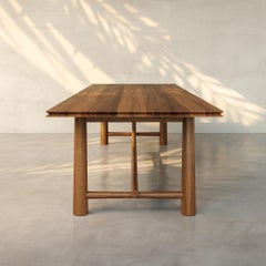 Jerricho Dining Table Ten Seat Handmade in Teak Scandi Style, In Stock