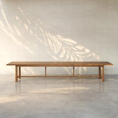 Jerricho Dining Table Twelve Seat Handmade in Teak Skandi Style, In Stock