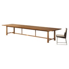 Jerricho Dining Table Twelve Seat Handmade in Teak Skandi Style, In Stock