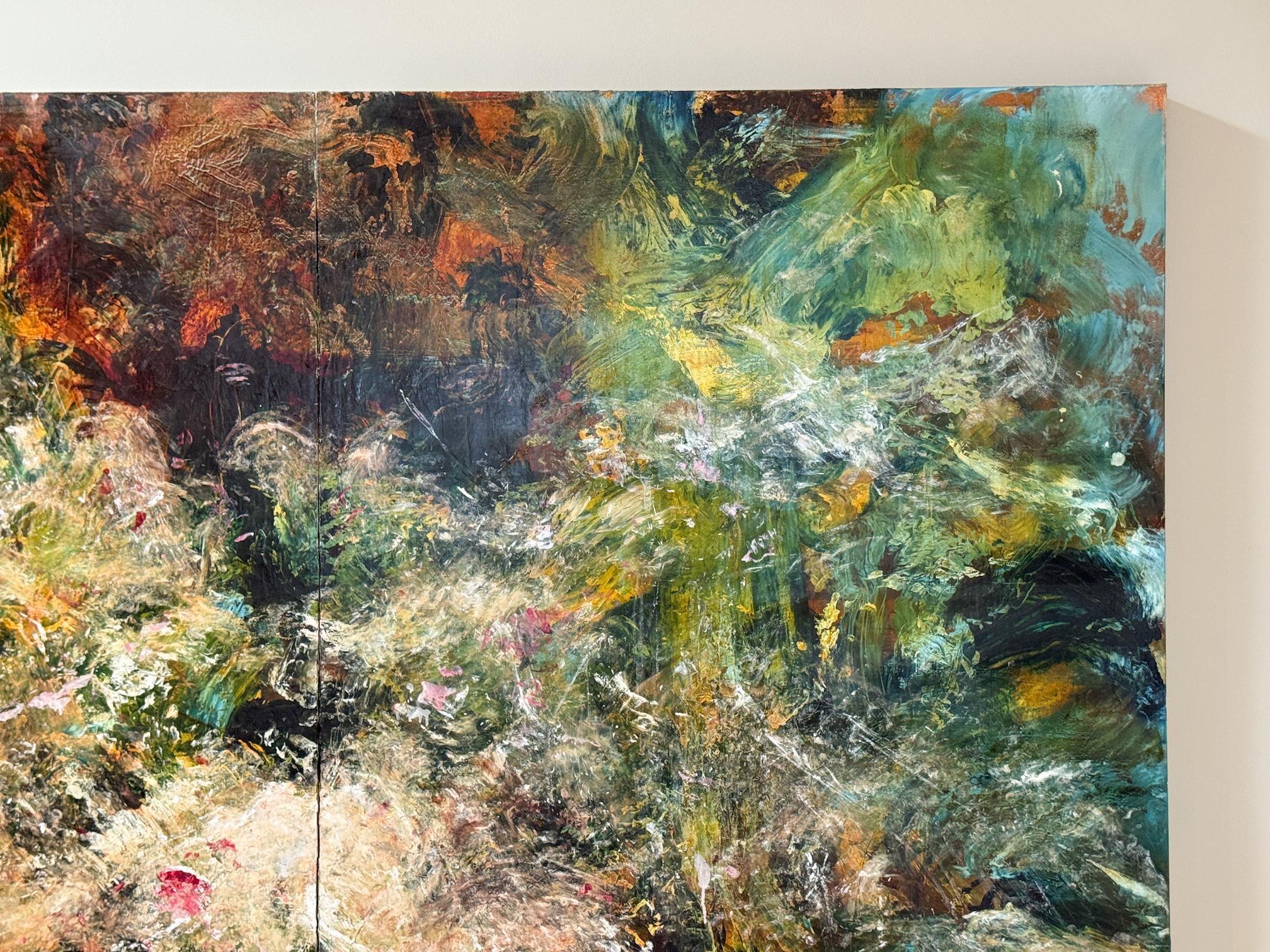 Toile Jerry Carniglia 'Self-Portrait' (Diptyque) en vente