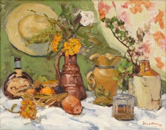 Still-Life with Terracotta & Sun Hat