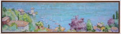 ""Ein Paradiesstück"" - Impressionistisches Landschaftsgemälde, Öl auf Leinwand