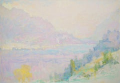 "Escaping With You" – Impressionist landscape painting, oil on canvas, plein air