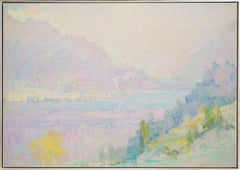 ""Escaping With You" Impressionistisches Landschaftsgemälde, Öl auf Leinwand, Pleinair